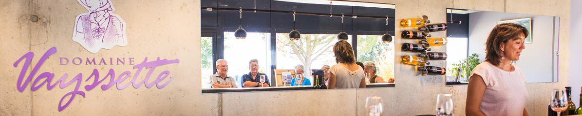 The convivial tasting cellar of Gaillac wines at Vayssette