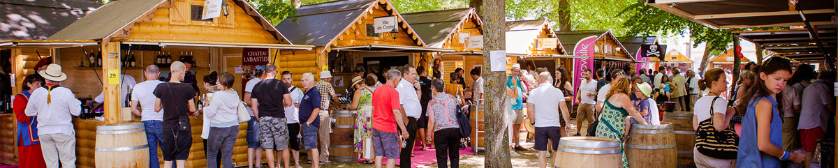 The Gaillac Wine Festival in Parc Foucaud
